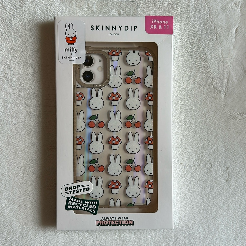 Shock Absorbent Phone Case, Miffy x SkinnyDip